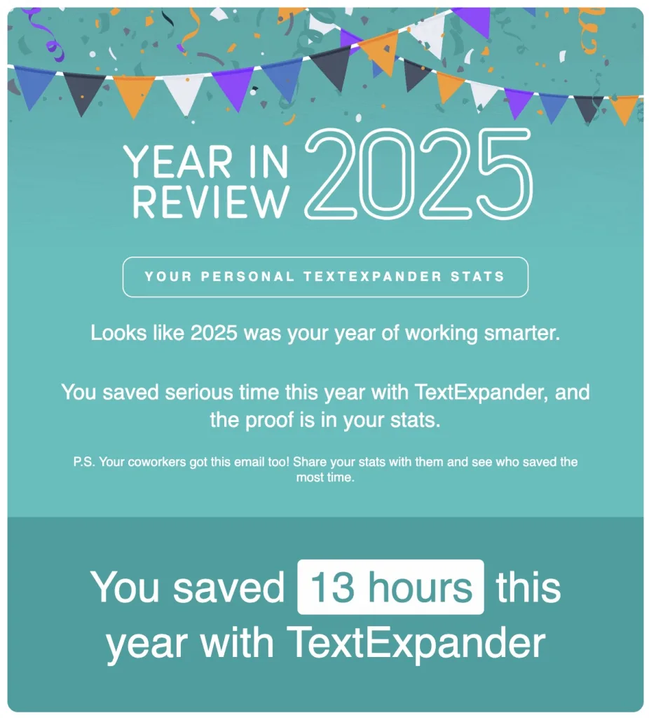 TextExpander Year in Review 2025